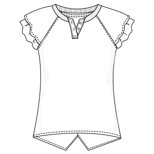 Fashion sewing patterns for LADIES T-Shirts T-Shirt 3058